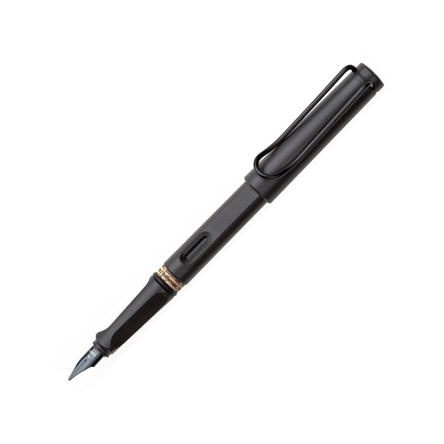 Lamy Safari Umbra Medium Nib Fountain Pen | Sturdy Plastic, Umbra | Metal Clip, Ergonomic Grip | Black Chromium-Plated Steel Nib | with Ink Cartridge T 10 Blue | with Converter Z 28