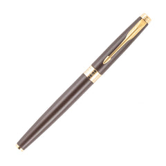 Parker Aster Matte Brown Gold Trim Rollerball Pen (Brown)