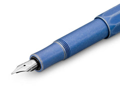 Kaweco AL Sport Stonewashed Fountain Pen-Blue (Medium Nib)