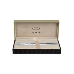 Parker Odyssey Chrome Trim Fountain Ball Pen | Body Color - Silver | Ink Color - Blue