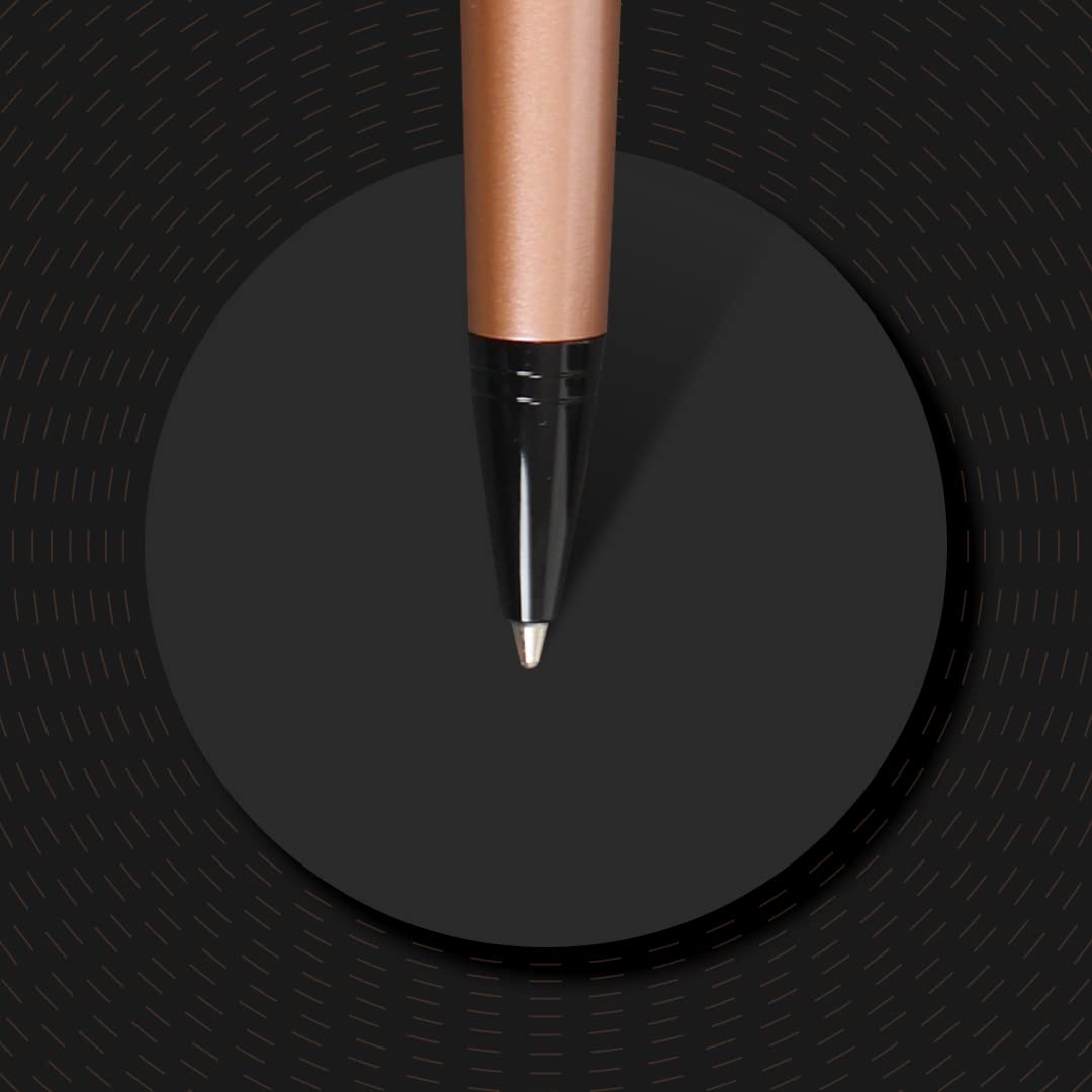 Parker Ambient Rose Gold Black Metal Trim Ball Pen