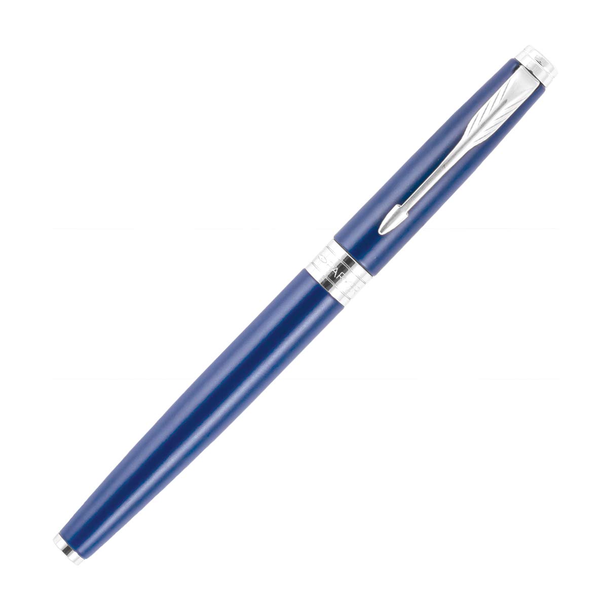 Parker Aster Matte Blue Chrome Trim Fountain Pen | Body Color - Blue | Ink Color - Blue