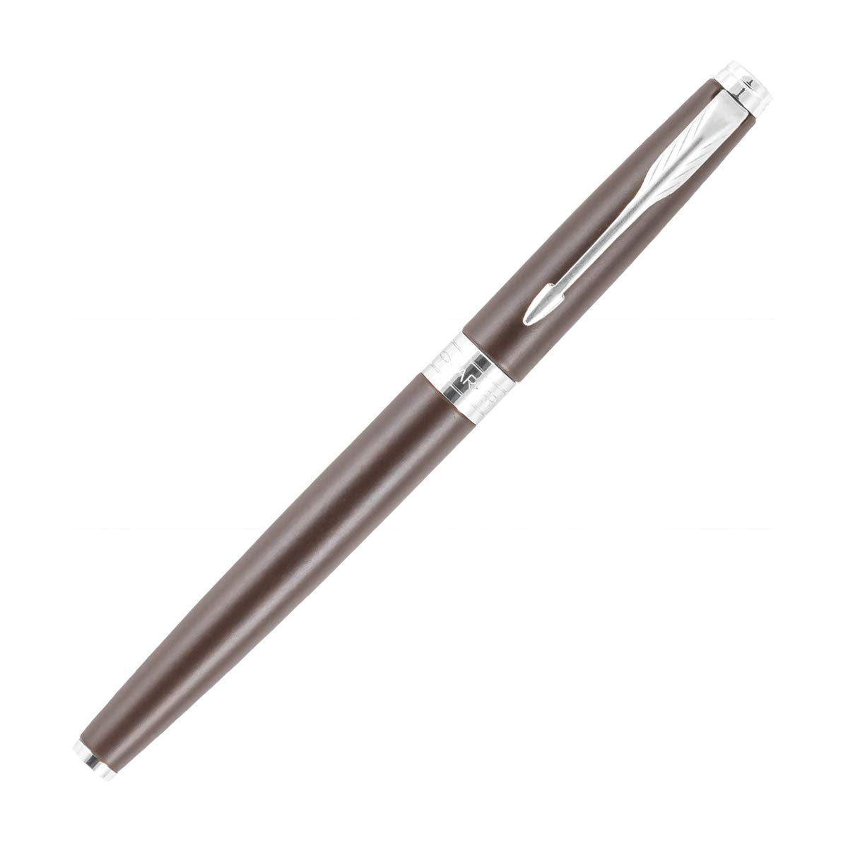 Parker Aster Matte Brown Chrome Trim Rollerball Pen