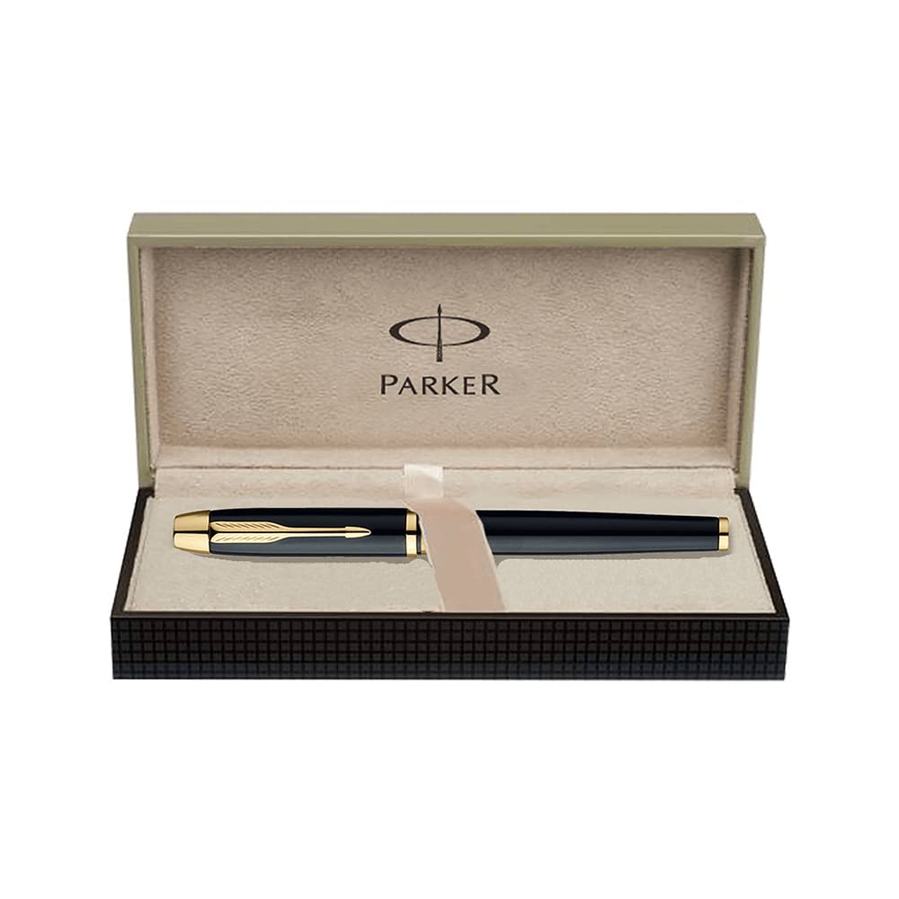 Parker Odyssey LACQUE Black with Gold Trim Fountain Pen – Medium Nib