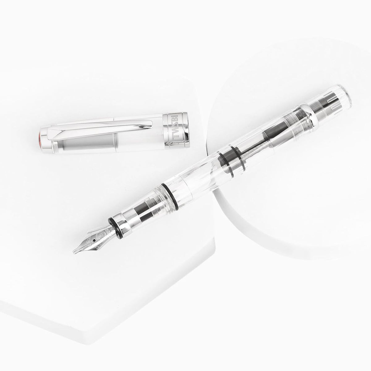 TWSBI DIAMOND 580 CLEAR FOUNTAIN PEN, EXTRA FINE NIB