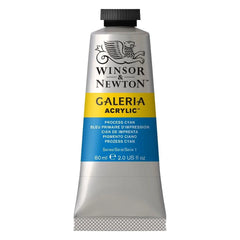 WINSOR & NEWTON GALERIA ACRYLIC COLOUR - TUBE OF 60 ML - PROCESS CYAN (535)