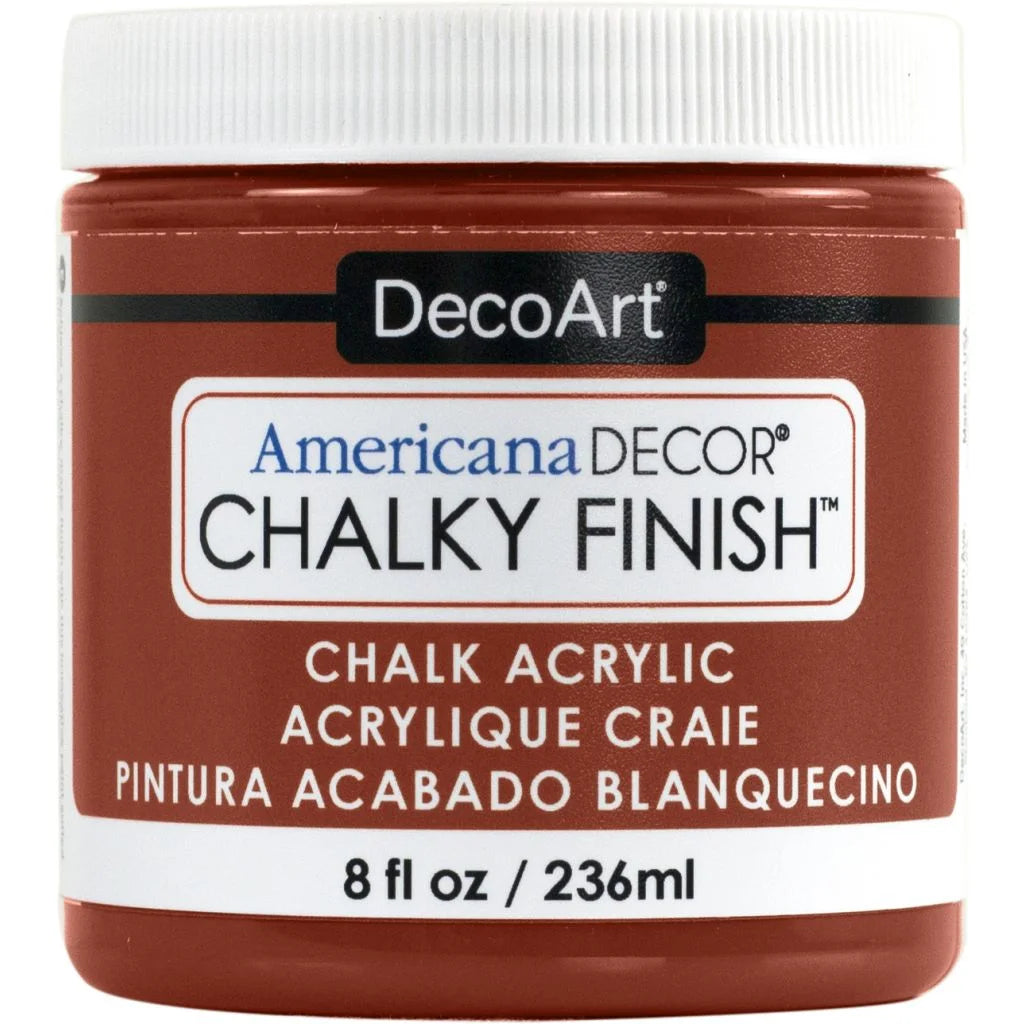 DECOART AMERICANA DÉCOR - CHALKY FINISH - ULTRA MATTE PAINT - 236 ML (8 OZ) BOTTLE - CAMEO (10)