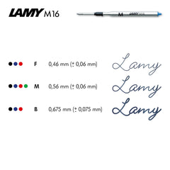 Lamy XEVO 262 Plastic Blue Matte Finish, Retractable Ballpoint Pen, Limited Edition, Line Width M, Black Ink