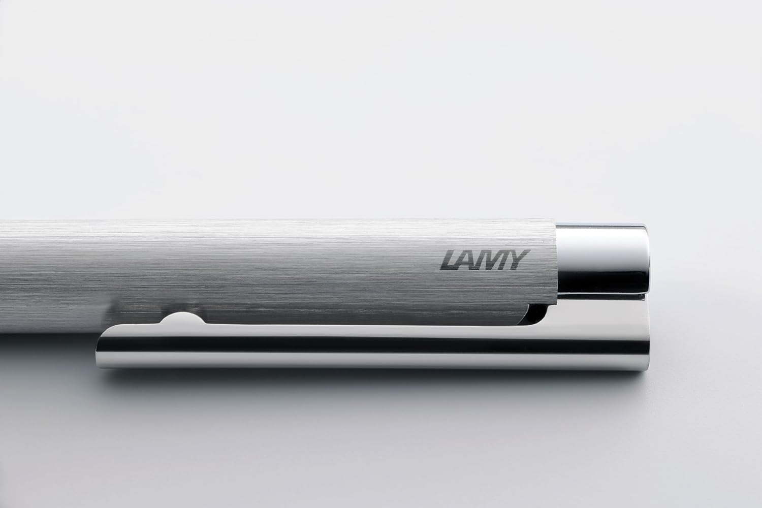 Lamy 206 Logo Brushed Stainless Steel Ballpoint Pen