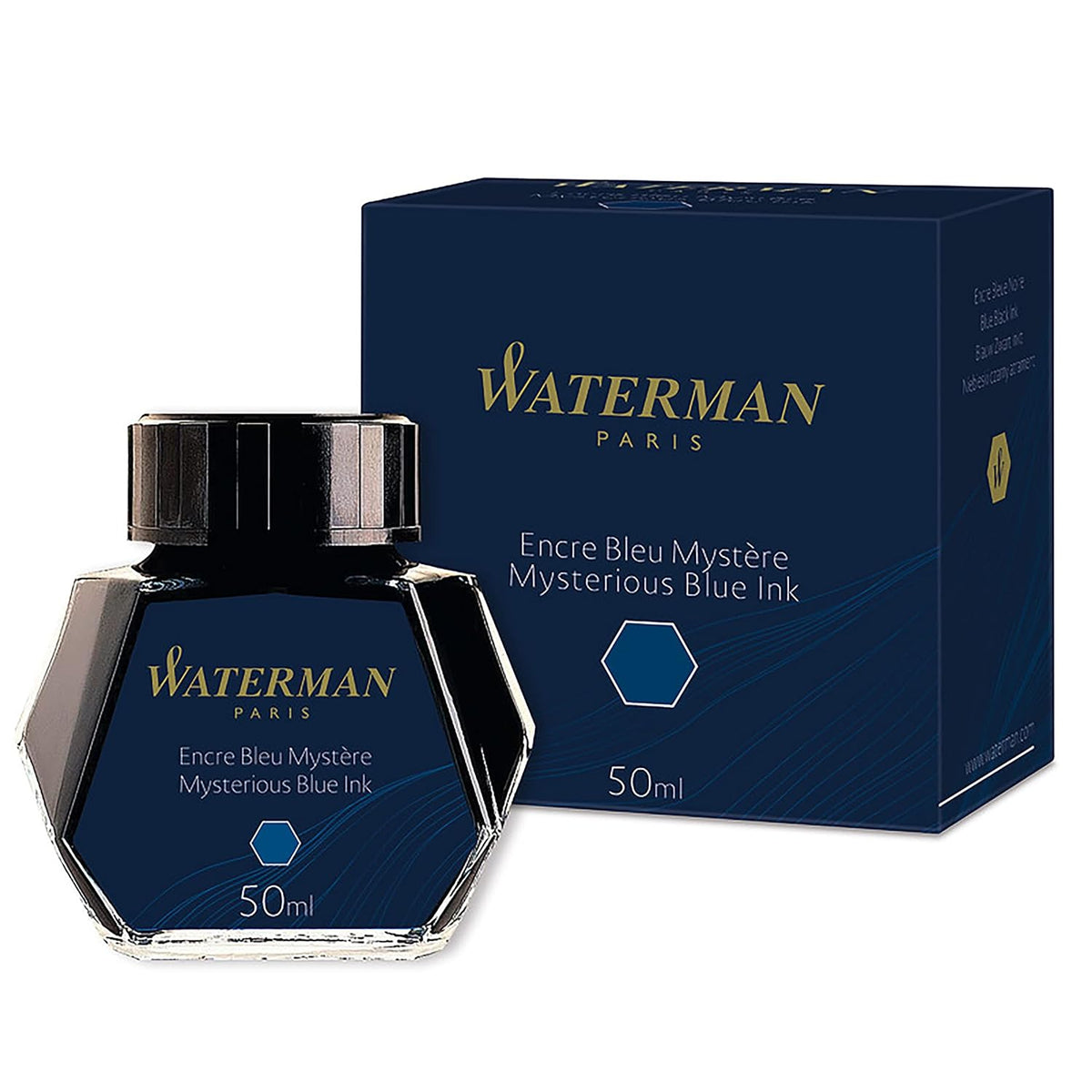 Waterman Bottled Ink Refill - Mysterious Blue (50ml)