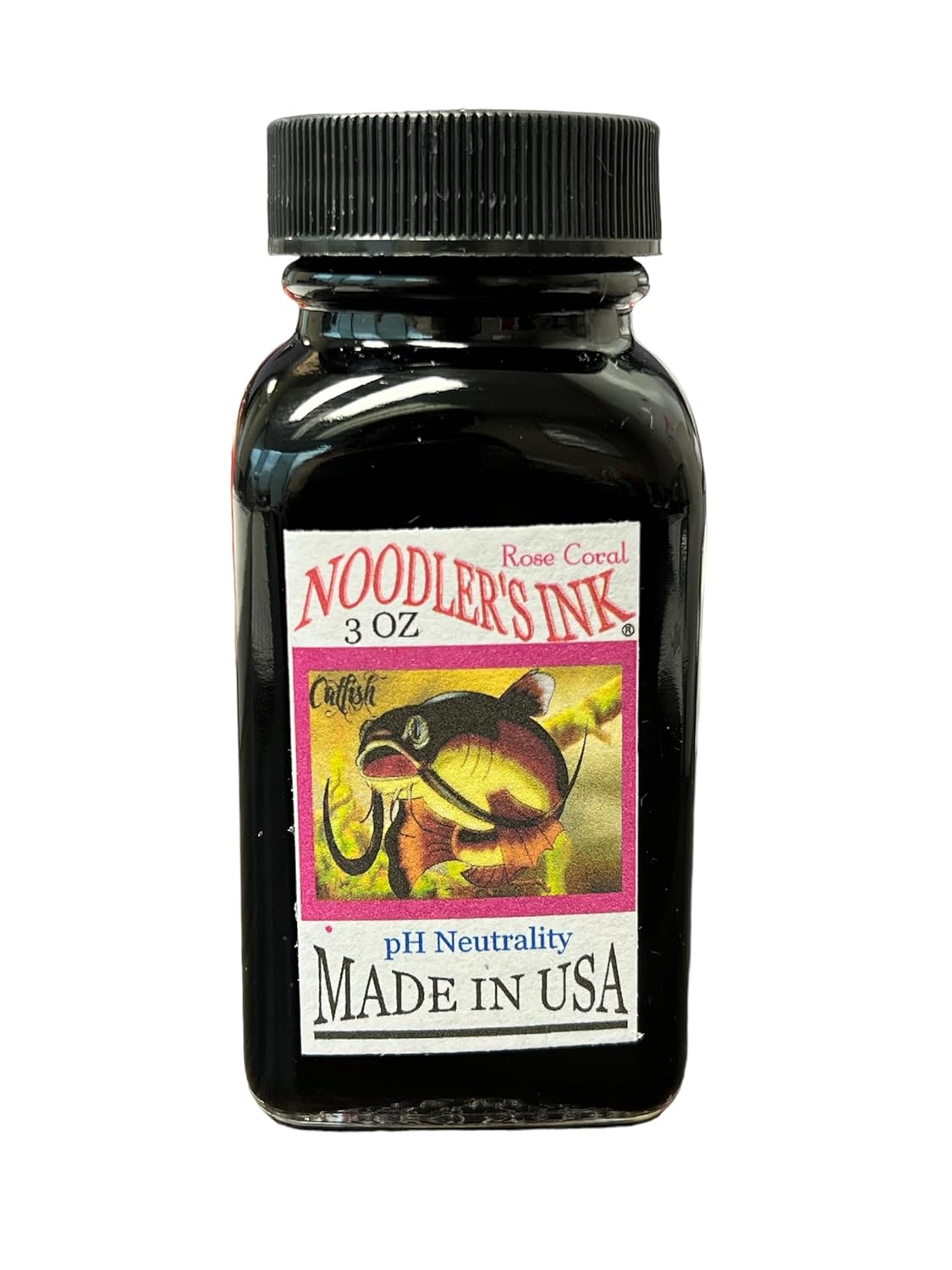 Noodler's Ink Fountain Pen Bottled Ink, 3oz, Shahs Rose