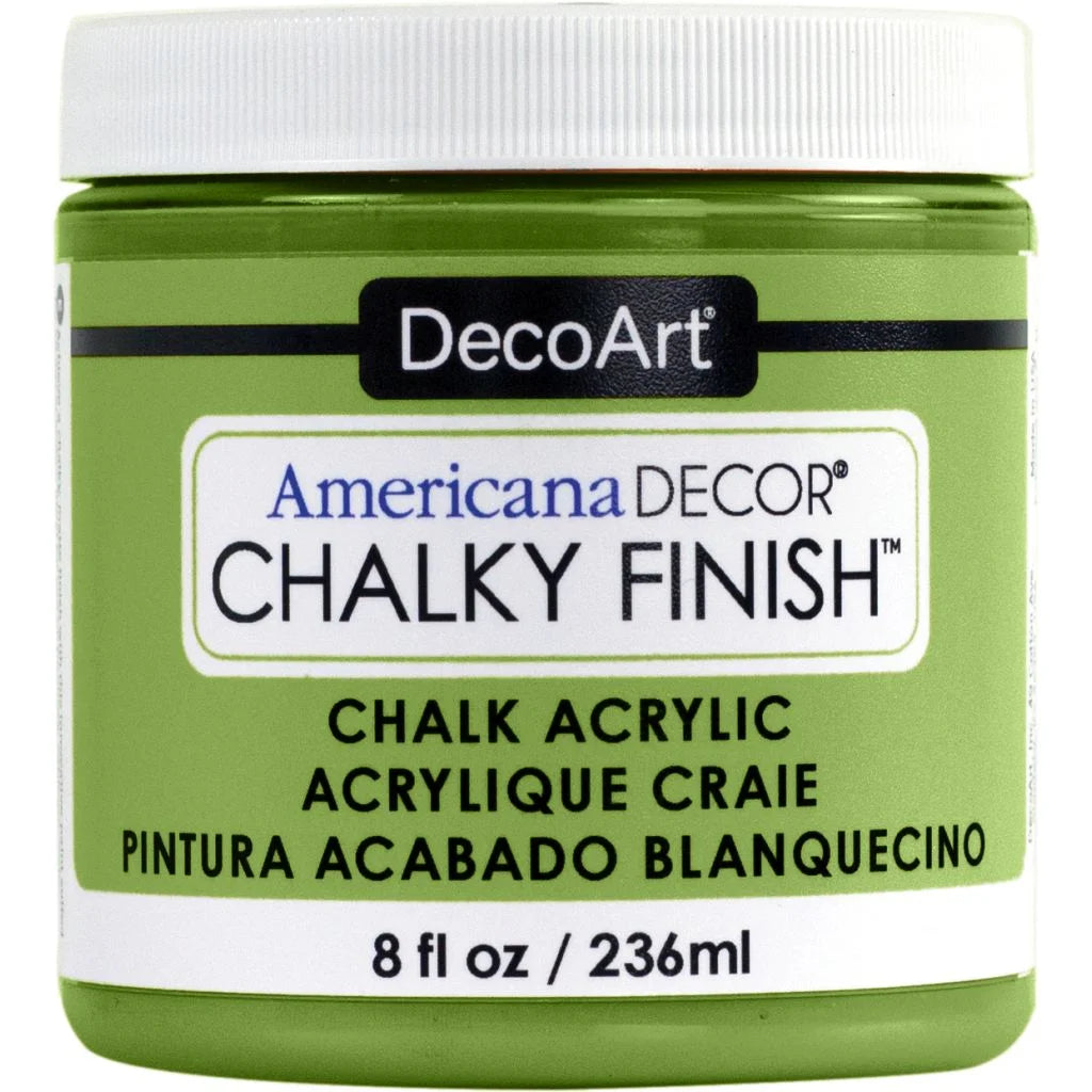 DECOART AMERICANA DÉCOR - CHALKY FINISH - ULTRA MATTE PAINT - 236 ML (8 OZ) BOTTLE - NEW LIFE (14)