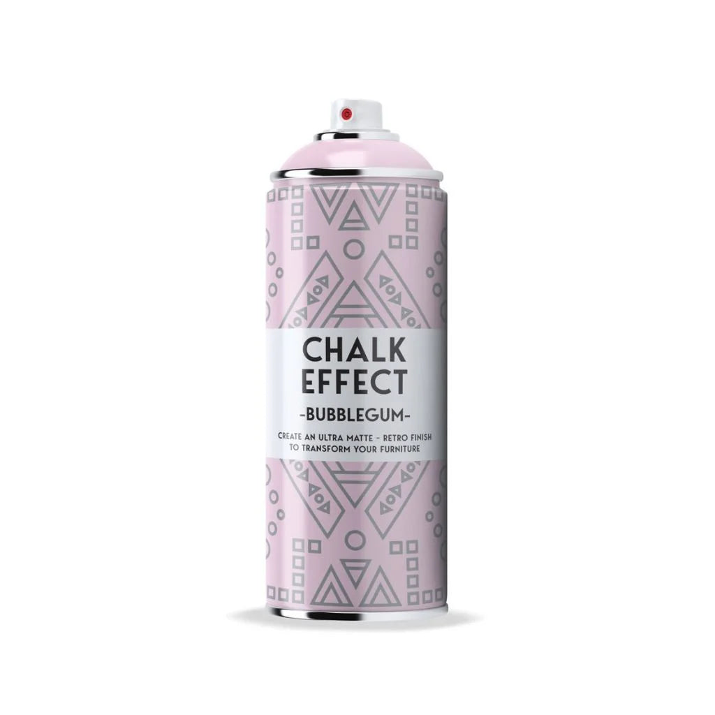 COSMOS CHALK EFFECT ACRYLIC PAINT - ULTRA MATTE RETRO FINISH - 400 ML CAN - BUBBLEGUM (N12)