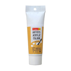 CAMEL ARTISTS' ACRYLIC COLOUR - NAPLES YELLOW HUE (271) - TUBE OF 40 ML