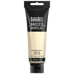 LIQUITEX BASICS ACRYLIC COLOUR - TUBE OF 118 ML - UNBLEACHED TITANIUM (434)