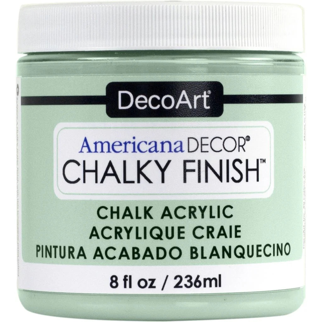 DECOART AMERICANA DÉCOR - CHALKY FINISH - ULTRA MATTE PAINT - 236 ML (8 OZ) BOTTLE - REFRESHING (13)