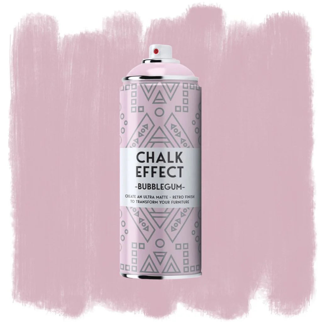 COSMOS CHALK EFFECT ACRYLIC PAINT - ULTRA MATTE RETRO FINISH - 400 ML CAN - BUBBLEGUM (N12)