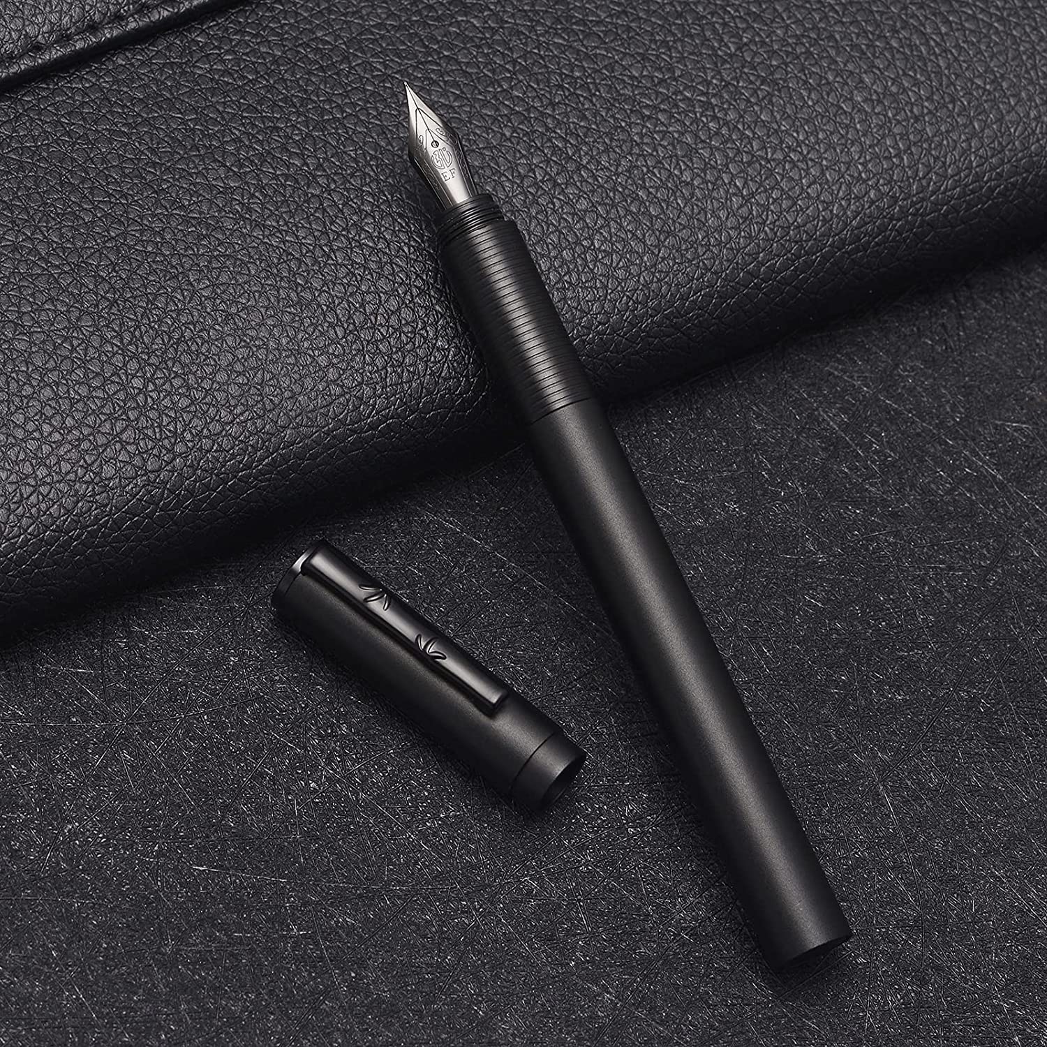 HONDIGAN H3 Fine Nib Fountain Pen, Black