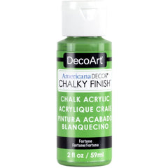 DECOART AMERICANA DÉCOR - CHALKY FINISH - ULTRA MATTE PAINT - 59 ML (2 OZ) BOTTLE - FORTUNE (15)