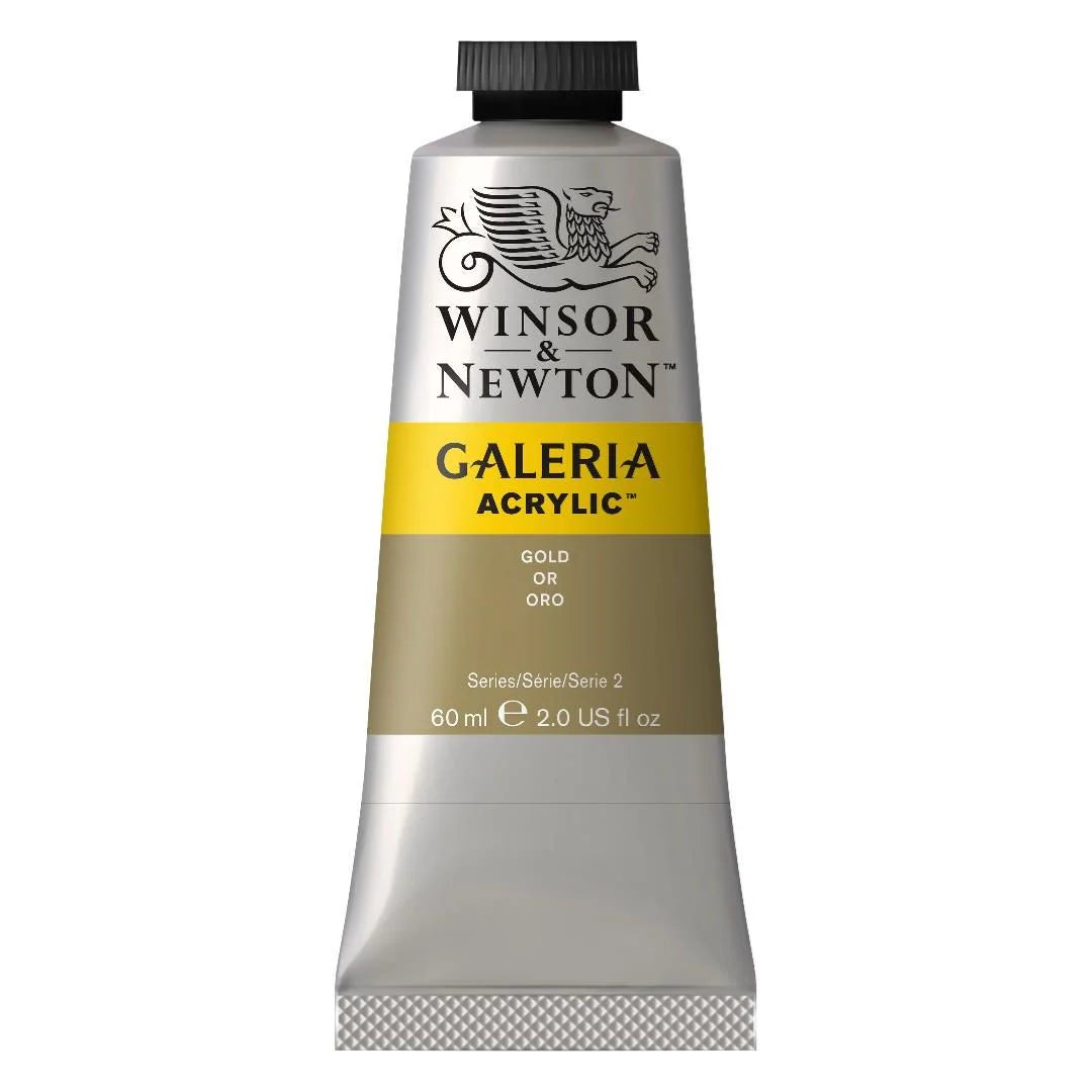 WINSOR & NEWTON GALERIA ACRYLIC COLOUR - TUBE OF 60 ML - GOLD (283)