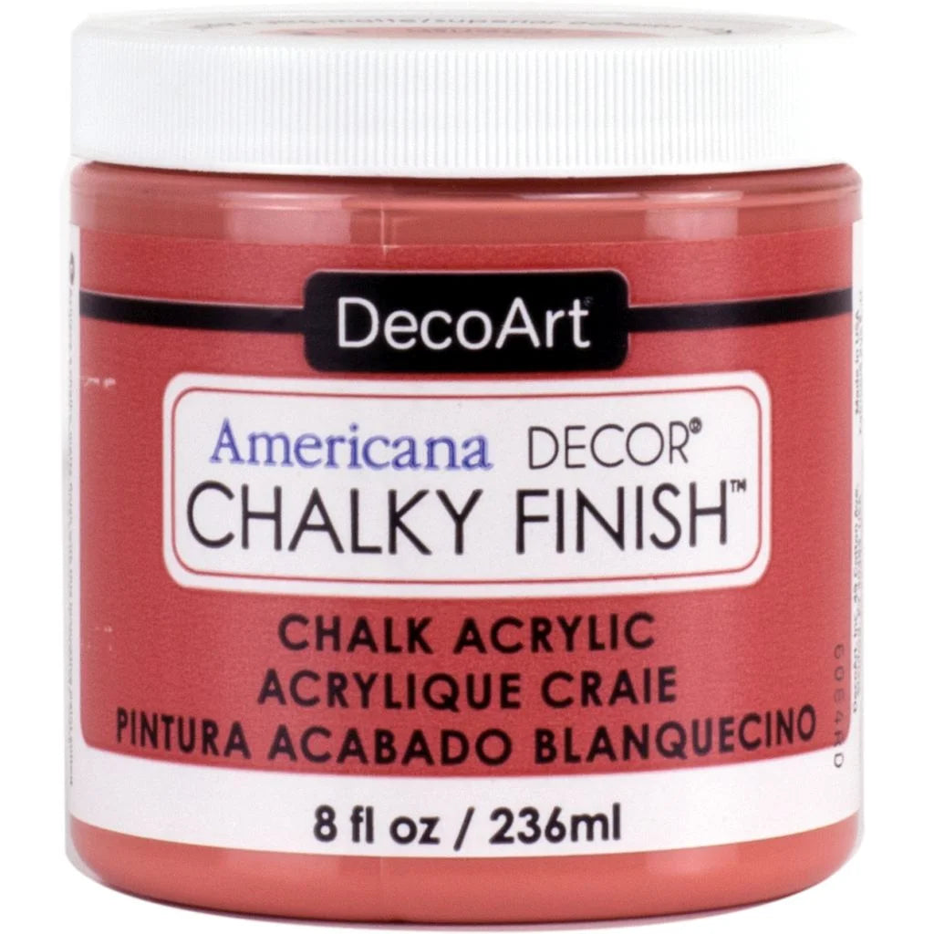 DECOART AMERICANA DÉCOR - CHALKY FINISH - ULTRA MATTE PAINT - 236 ML (8 OZ) BOTTLE - CHERISH (31)