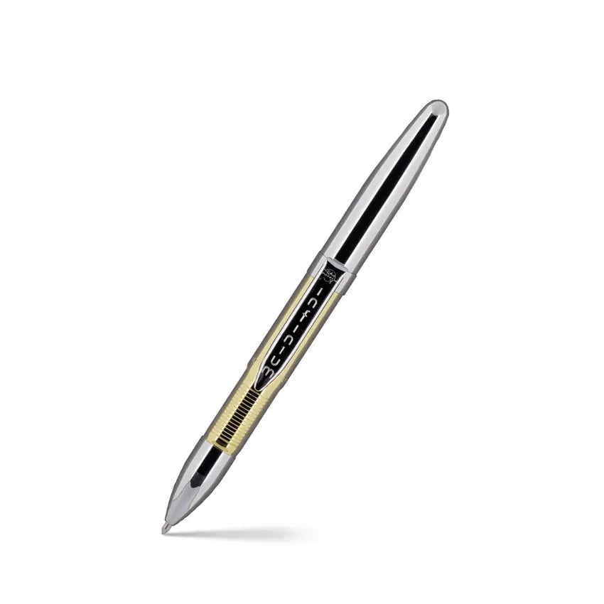 Fisher Space INFGT-1 Infinium Ballpoint pen with Blue Ink Gold Titanium Nitride & Chrome