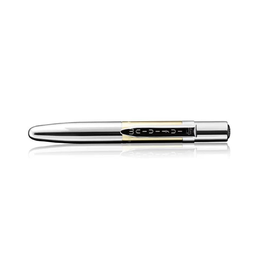 Fisher Space INFGT-1 Infinium Ballpoint pen with Blue Ink Gold Titanium Nitride & Chrome