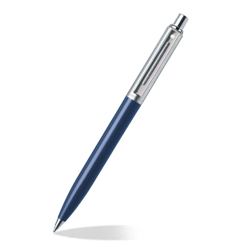 Sheaffer 321 Sentinel Ballpoint Pen Blue with Chrome Trim