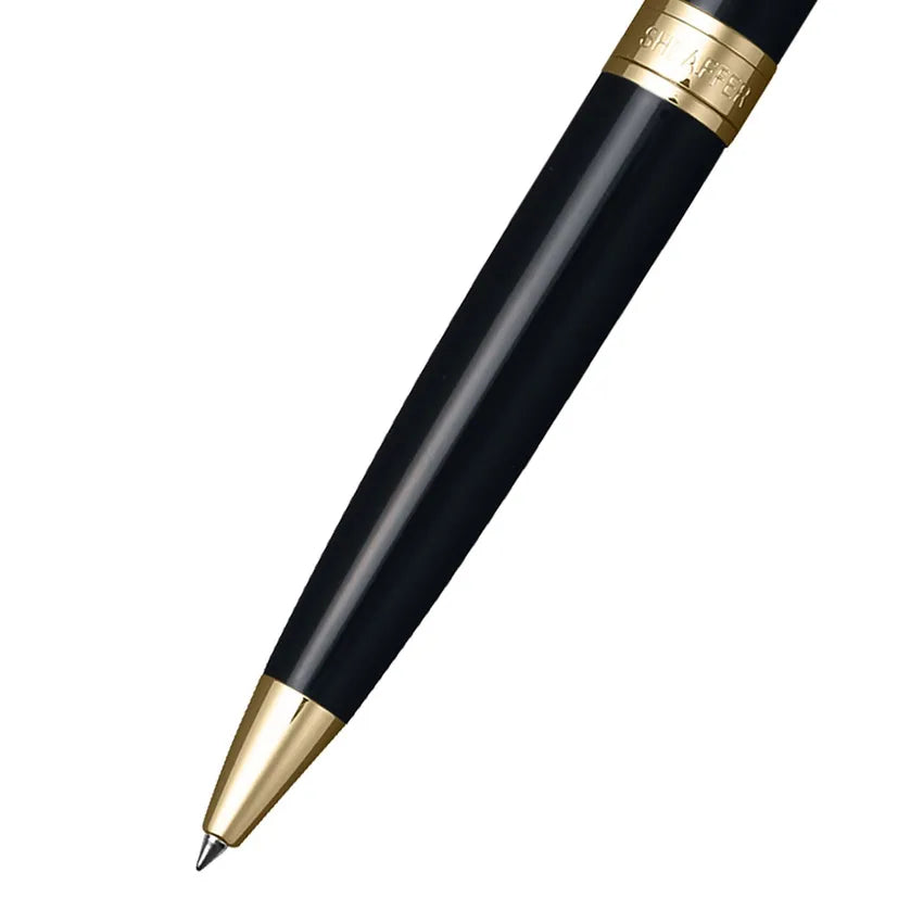 Sheaffer Gift 300 Ballpoint Pen Glossy Black with Gold Tone Trim