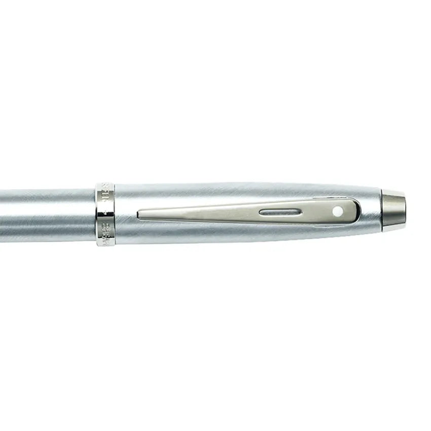 Sheaffer Gift 100 Rollerball Pen Brushed Chrome with Chrome-Plated Trim