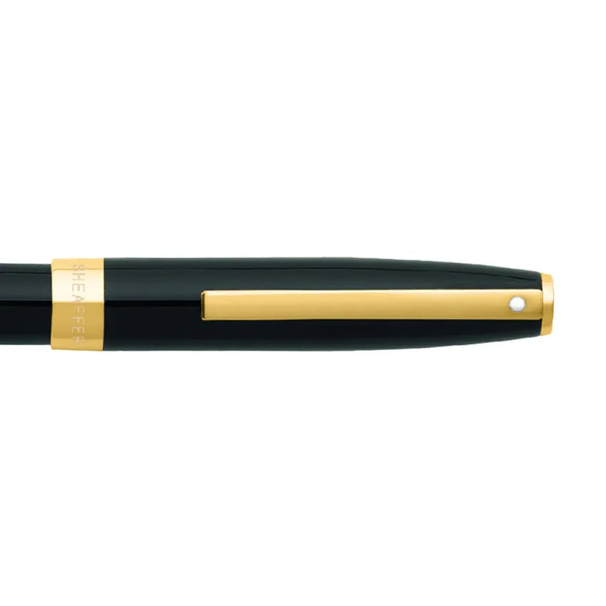 Sheaffer 9471 Sagaris Rollerball Pen Black with Gold Tone Trim