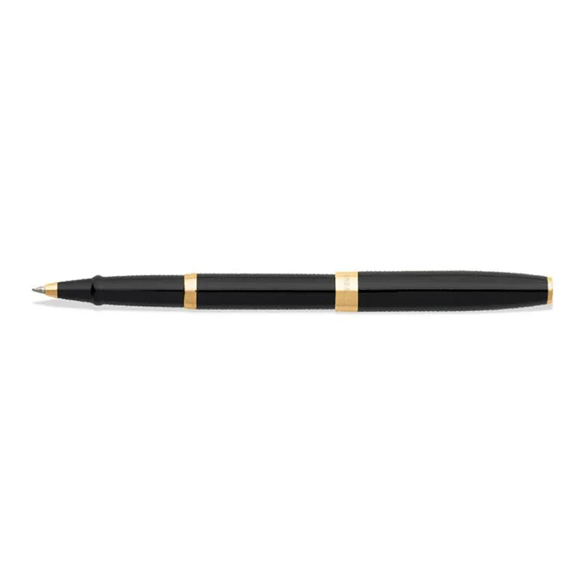 Sheaffer 9471 Sagaris Rollerball Pen Black with Gold Tone Trim