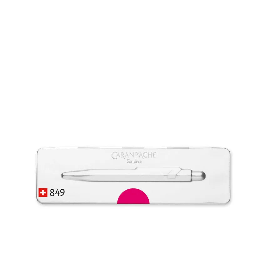 Caran D'Ache 849 PopLine Ballpoint Pen Fluorescent Pink