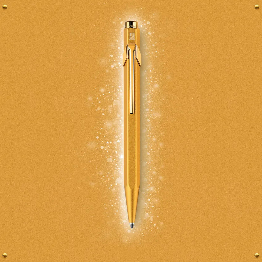 Caran D'Ache 849 Special Edition 'Goldbar' Ballpoint Pen Gold