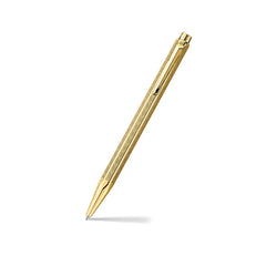 Caran D'Ache Ecridor Chevron Gilded Ballpoint Pen Gold