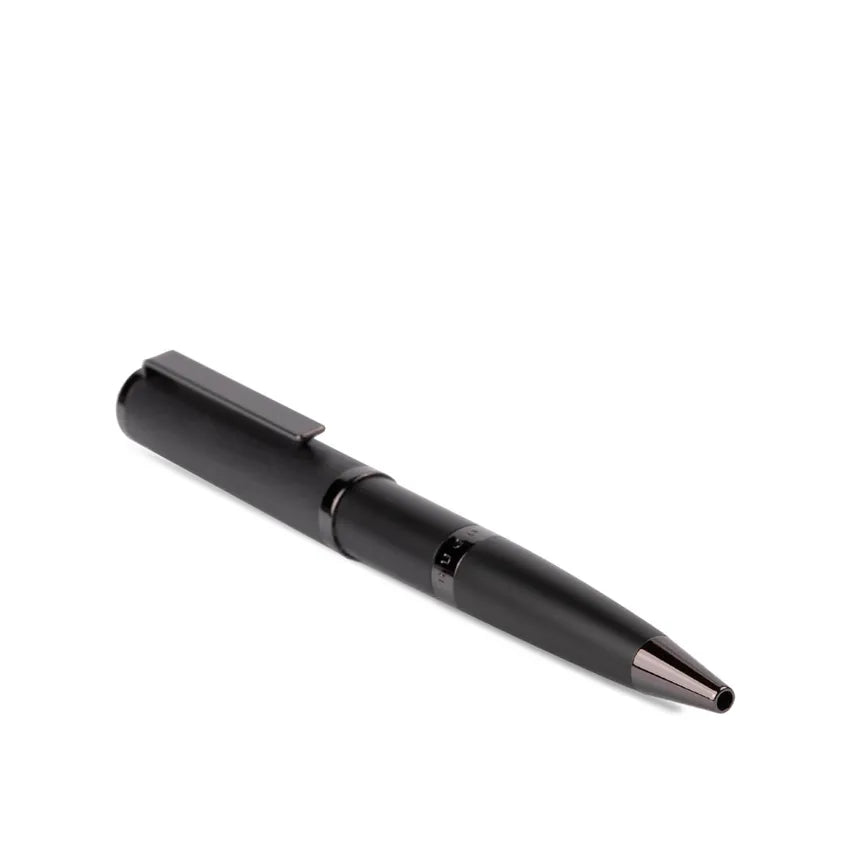 Hugo Boss Formation Gleam Ballpoint Pen - Black And Dark Grey