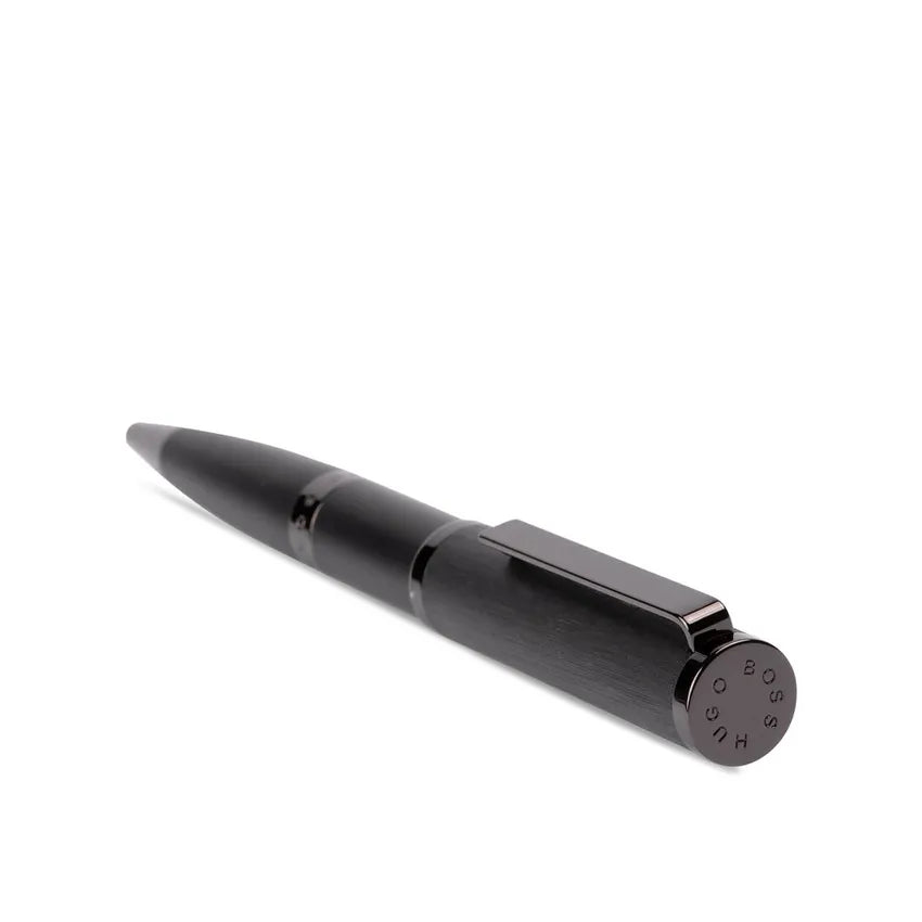 Hugo Boss Formation Gleam Ballpoint Pen - Black And Dark Grey