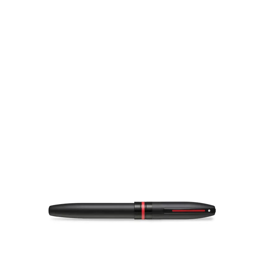 Sheaffer 9108 Icon Fountain Pen (Medium) - Matte Black with Glossy Black PVD Trim