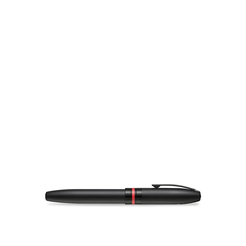 Sheaffer 9108 Icon Fountain Pen (Medium) - Matte Black with Glossy Black PVD Trim