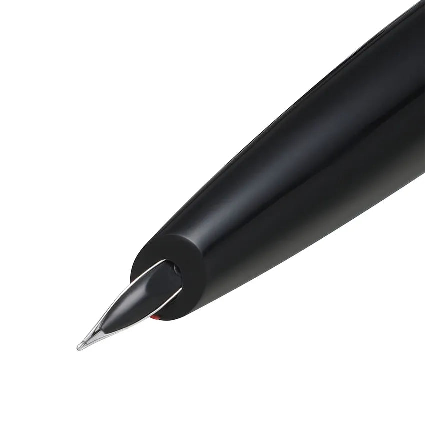 Sheaffer 9108 Icon Fountain Pen (Medium) - Matte Black with Glossy Black PVD Trim