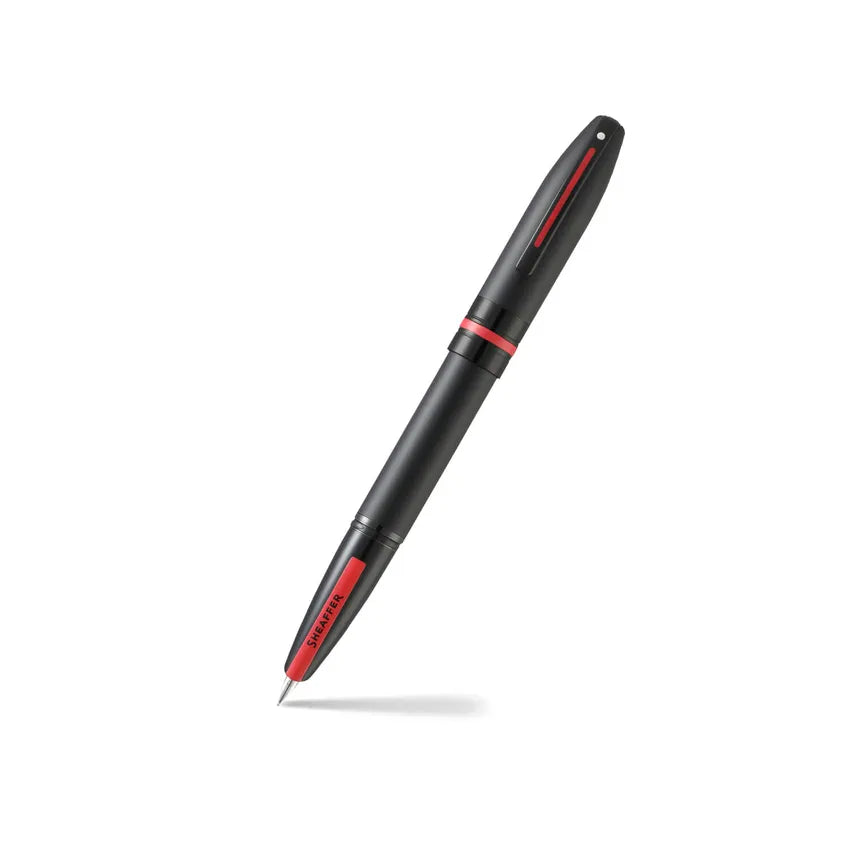 Sheaffer 9108 Icon Fountain Pen (Medium) - Matte Black with Glossy Black PVD Trim