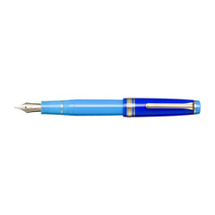 Sailor Professional Gear Quasar Fountain Pen (21K Fine) - Blue With Gold Trims