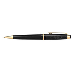 Montblanc 128475 Meisterstück Classique 'Around The World In 80 Days' Ballpoint Pen - Anthracite With Gold Trims