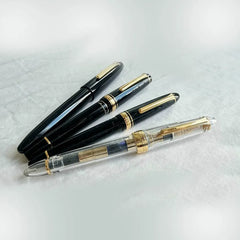 Sailor 1911 Large Fountain Pen (21K Medium) Demonstrator with Gold Trims