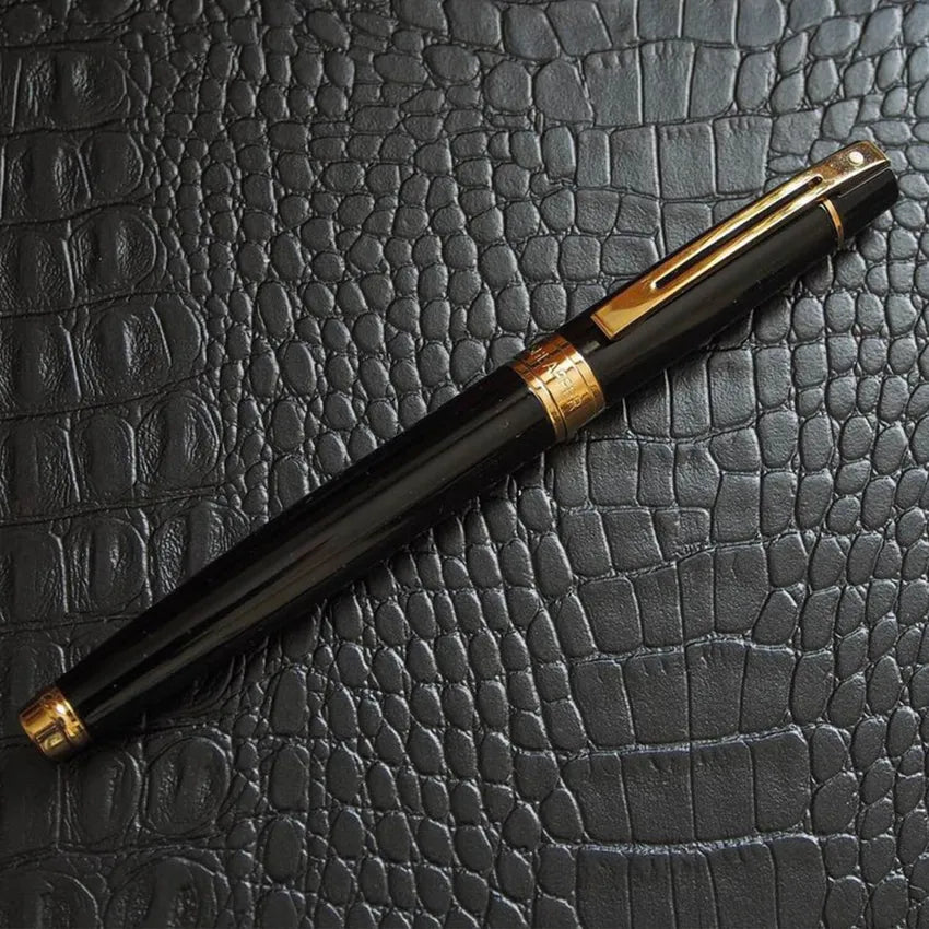 Sheaffer Gift 300 Rollerball Pen Glossy Black with Gold Tone Trim