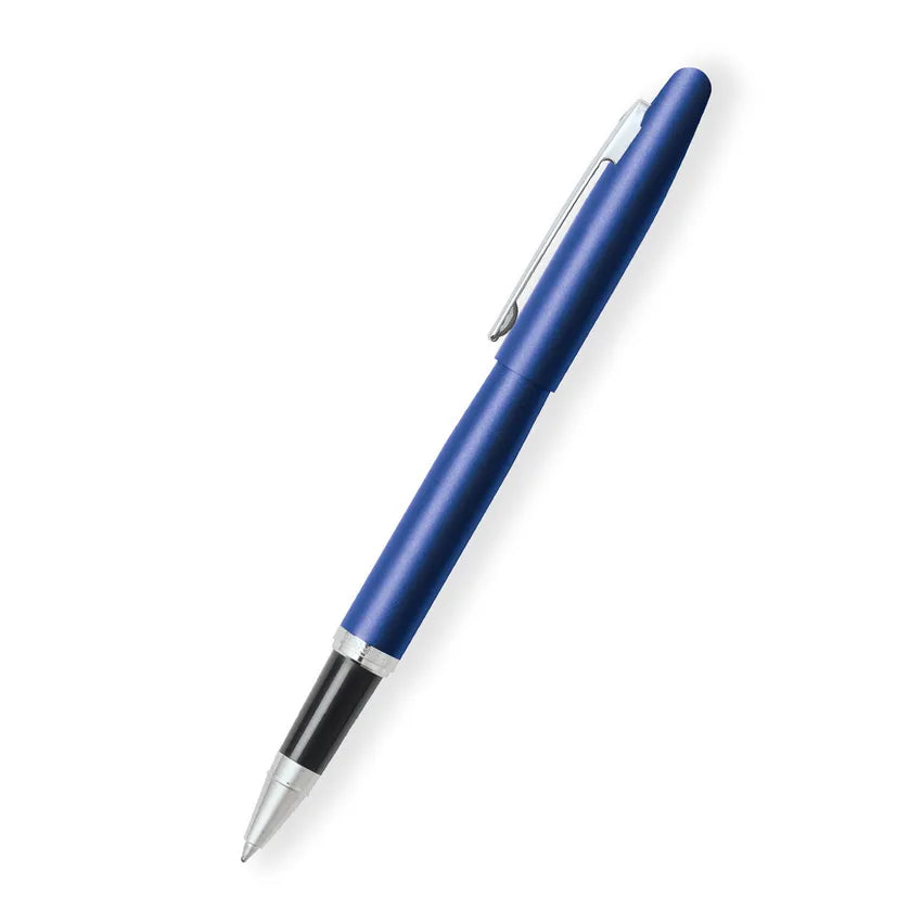 Sheaffer 9401 VFM Rollerball Pen Neon Blue with Chrome-Plated Trim