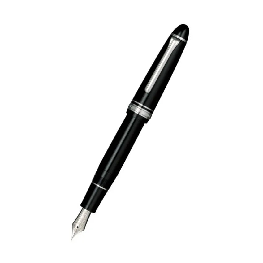 Sailor 1911 Large Fountain Pen (21K Medium) Black with Rhodium-plated Trims