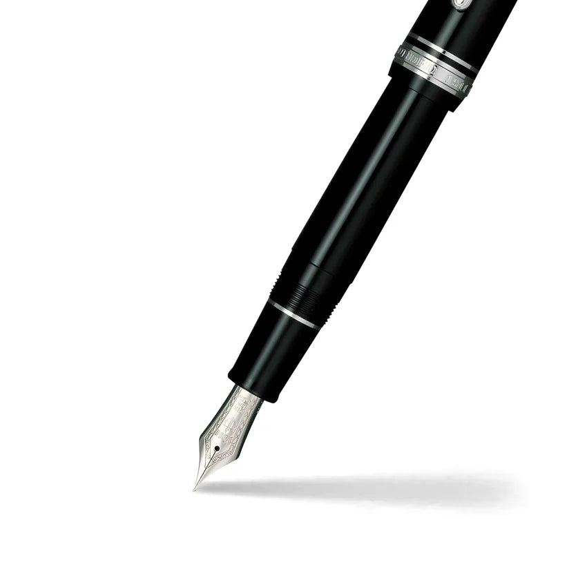 Sailor 1911 Large Fountain Pen (21K Medium) Black with Rhodium-plated Trims