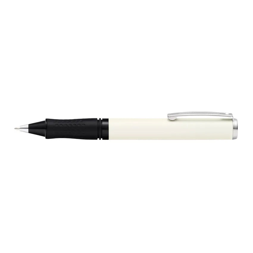 Sheaffer 9206 Pop Ballpoint Pen White with Chrome-Plated Trim