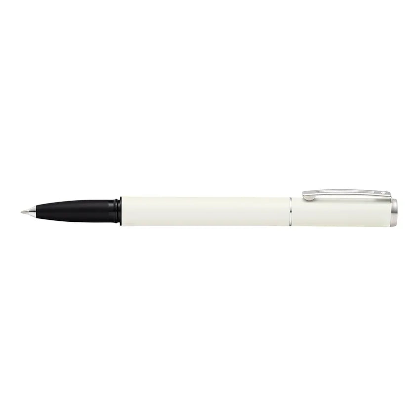 Sheaffer 9206 Pop Rollerball Pen White with Chrome-Plated Trim